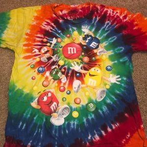 TIE DYE MNM TSHIRT FROM NYC MNM FACTORY